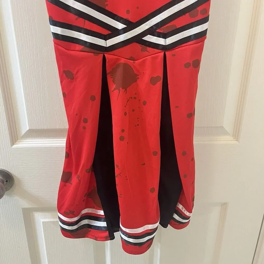 Chasing Fireflies Zombie University Cheerleader Cheer Costume Halloween Size 14